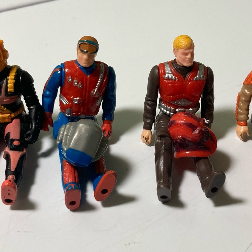 6 Vintage Kenner MASK Figures M.A.S.K Original 1980s - Picture 3 of 3